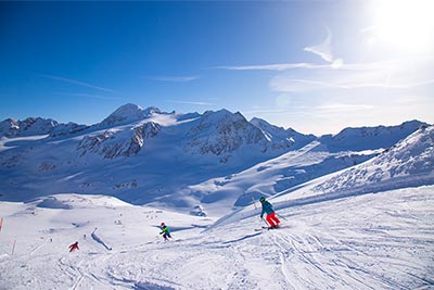Winter und Freizeit im Schnalstal